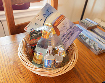 Culla Cottage Welcome Pack with Salmon and Biscuits